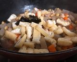 ごま油香る五目煮・時短簡単つくおき作り方2写真