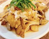 超簡単！舞茸のバターおろしポン酢作り方3写真