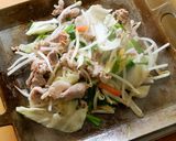 厚板鉄板でシャキシャキ！肉野菜炒め作り方4写真