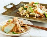 厚板鉄板でシャキシャキ！肉野菜炒め作り方6写真