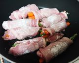 (1人245円)人参といんげんの肉巻き作り方3写真