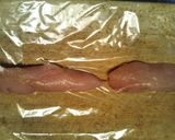 簡単ささみハムと温野菜チリソース掛け作り方2写真