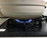 鯖缶とネギの土鍋炊き込みご飯作り方3写真