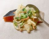 ♪鮭の野菜クリームソース 紙包み焼き♪作り方4写真