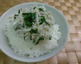 簡単美味しい♪ネギしらすのごま風味作り方4写真