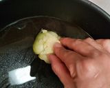 裏技？スポンジきれい♪調理器具の予洗い♪作り方2写真