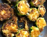 ズッキーニのチーズパン粉焼き作り方4写真