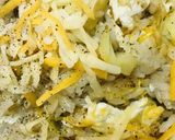 野菜mix&バジルのチーズかけチャーハン作り方4写真