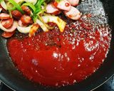 焦がしケチャップが香る昭和風ナポリタン作り方5写真