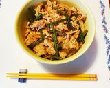 うちの定番　にんにくの芽と豚肉の炒め物作り方5写真
