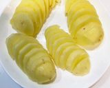 かに味噌缶と新じゃがいもの簡単おつまみ♪作り方1写真