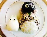 子供喜ぶジブリ♪真っ黒くろすけのおにぎり作り方4写真