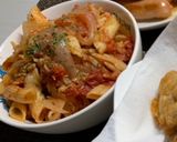電子レンジ圧力鍋でトマトペンネ*作り方4写真