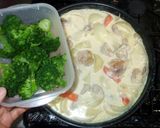 豆乳チキンクリームシチュー♪簡単ルーなし作り方18写真