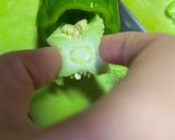 ピーマンカップの作り方（種取り）作り方4写真