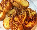 フランスパンでお店のフレンチトースト作り方5写真