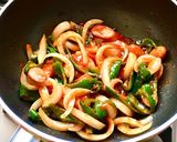 ショートパスタで簡単スパイシーナポリタン作り方4写真