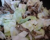 キャベツと舞茸のナムル♪炒めて風味アップ作り方3写真