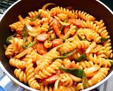 ショートパスタで簡単スパイシーナポリタン作り方5写真