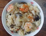 にんにくと海老の炊き込みご飯作り方5写真