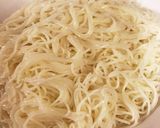 ナス豚肉甘辛煮のぶっかけ素麺作り方3写真