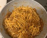 ミートソース缶で挽肉増し増しボロネーゼ作り方5写真