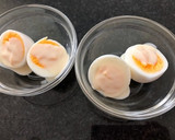 三つ葉とゆで卵の白だしサラダ＊作り方1写真