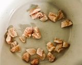 鶏皮とキャベツとしめじのお味噌汁作り方4写真