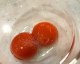 ホワイトアスパラの生ハム巻き〜卵黄ソース作り方2写真