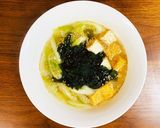 レンチン簡単！厚揚げ×ネギの時短スープ作り方4写真