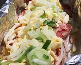 【業スー】明太子と豚切り落としホイル焼き作り方4写真