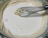 絶品♡抹茶マーブルレアチーズケーキ作り方6写真