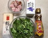 ミートローフと春きゃべつの混ぜうどん作り方1写真
