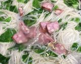 ミートローフと春きゃべつの混ぜうどん作り方4写真