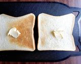 スパムでホットサンド*･オープンも作り方3写真