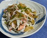 ちょいと一品★カニカマ＆搾菜の胡麻油和え作り方4写真
