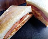 スパムでホットサンド*･オープンも作り方18写真