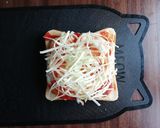 スパムでホットサンド*･オープンも作り方24写真
