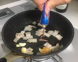 トマトとベーコンの和風パスタ作り方3写真