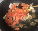 トマトとベーコンの和風パスタ作り方4写真