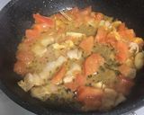トマトとベーコンの和風パスタ作り方5写真