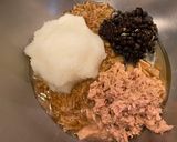 なめ茸と納豆と大根おろしの和風冷製パスタ作り方2写真