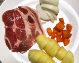 初心者　少量肉じゃが作り方4写真