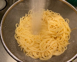 なめ茸と納豆と大根おろしの和風冷製パスタ作り方4写真