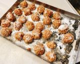 カリカリフワフワ照り焼き肉団子作り方3写真
