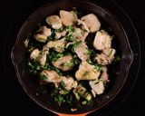 「おおいた冠地どり」のネギ塩まみれ作り方5写真