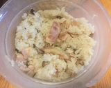 ベーコン椎茸ご飯作り方3写真