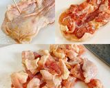 鶏モモの炊き込みご飯作り方1写真