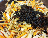 ゴボウとひじきと厚揚げの炒め煮。作り方6写真