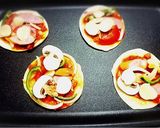 BRUNOホットプレートで！簡単ミニピザ作り方3写真